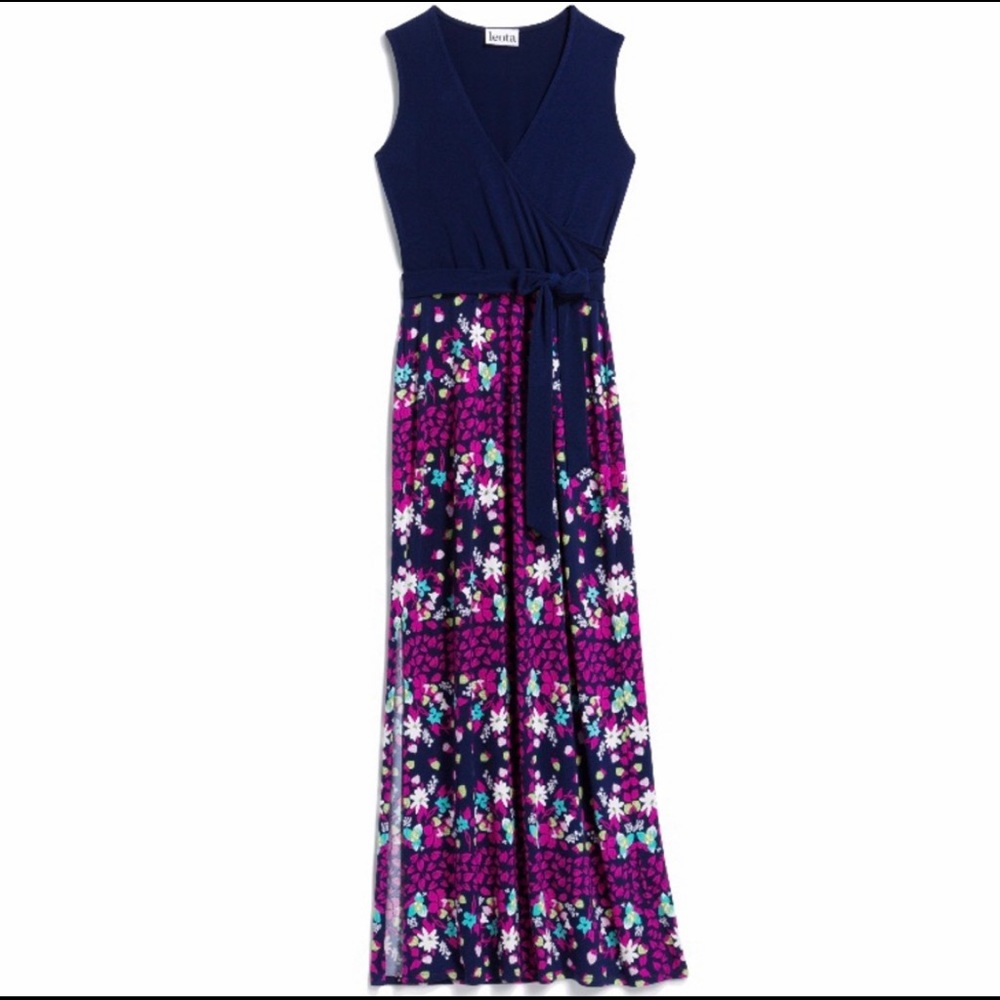 Leota Perfect Wrap Maxi Dress